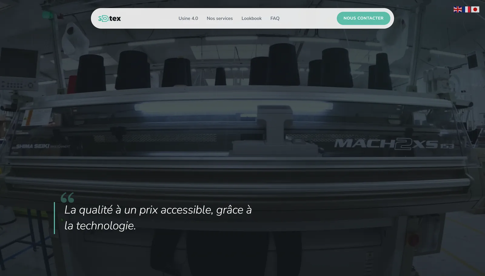 Page d'accueil de 3d-tex.fr